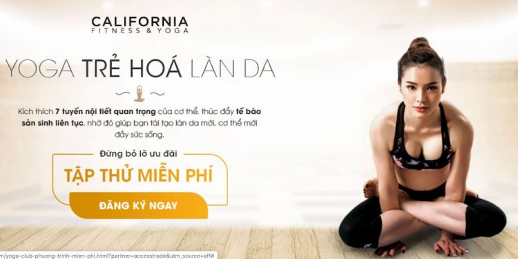 Tập thử miễn phí California fitness and yoga