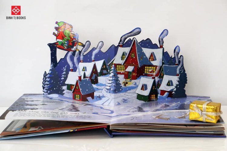 Sách dựng hình 3D - Chuyến phiêu lưu kỳ diệu của Ông già Noel