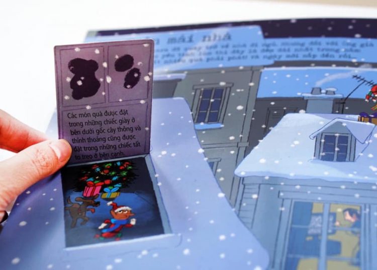 Sách dựng hình 3D - Chuyến phiêu lưu kỳ diệu của Ông già Noel