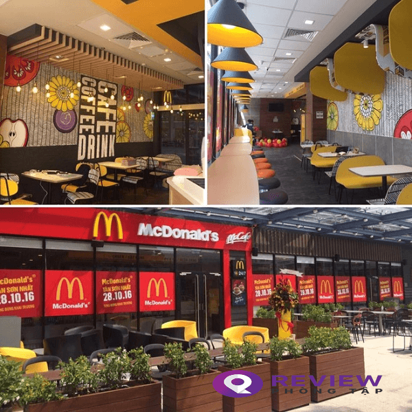 Không gian quán của McDonald’s