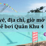 Bể bơi Quân Khu 4: Giá vé, địa chỉ, giờ mở cửa