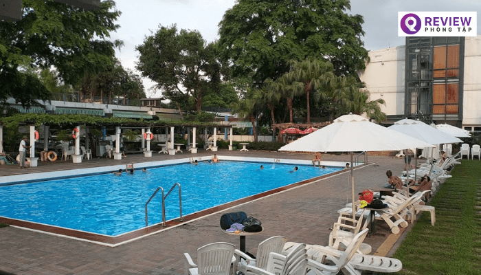 bể bơi khách sạn thắng lợi, be boi khach san thang loi 